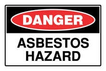 Danger - Asbestos Hazard